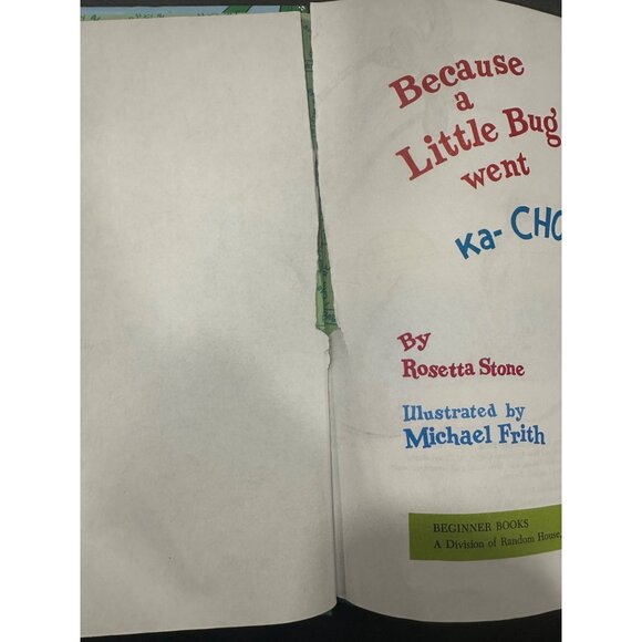 6 book Dr. Suess bundle “it’s not easy being a bunny”  “are you my mother” - Picture 7 of 16